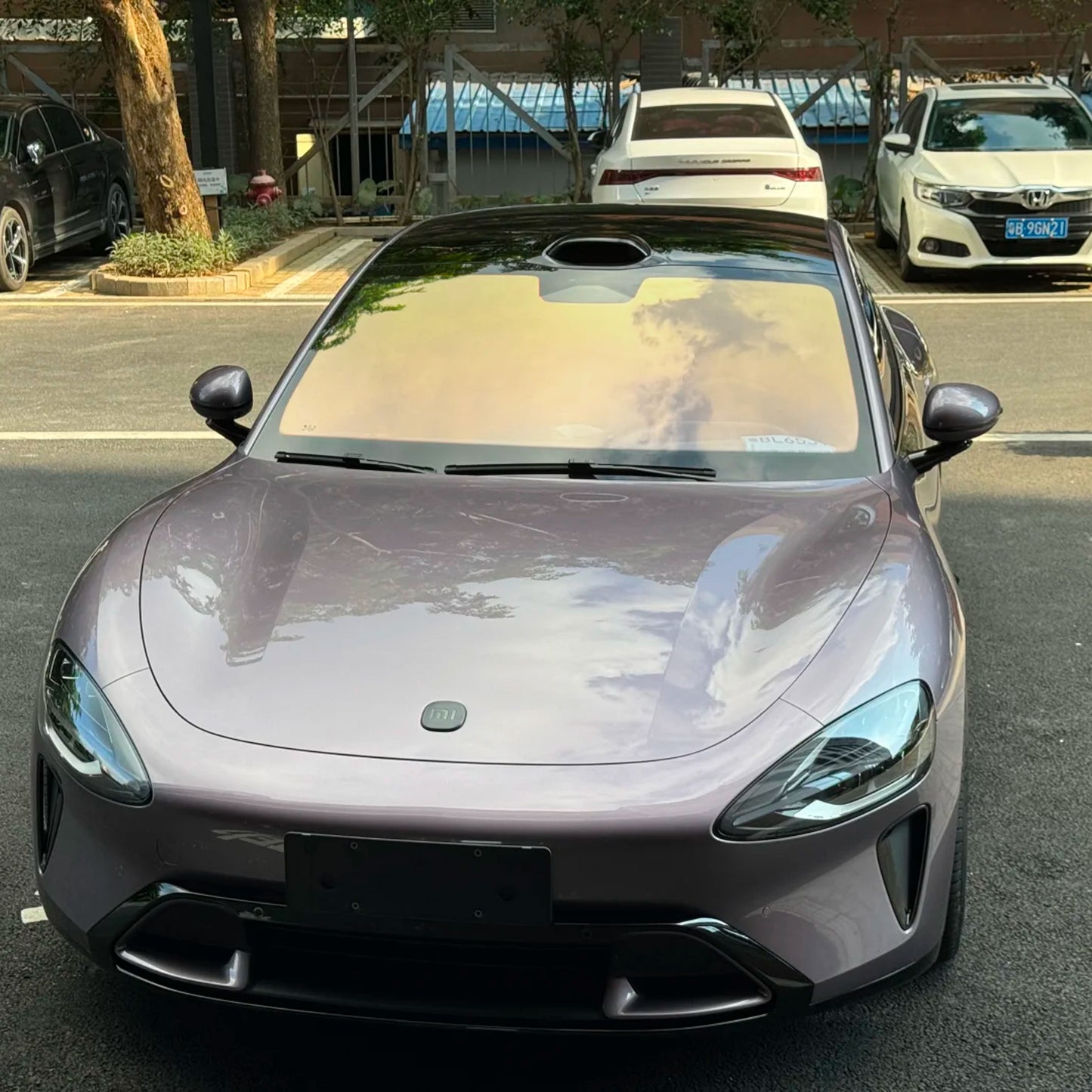 Gold Chameleon Window Tint Colorful Car Window Films 75% VLT