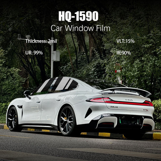 Automotive Window Tint With 90% IR And 15% VLT 2.0 Mil Thickness