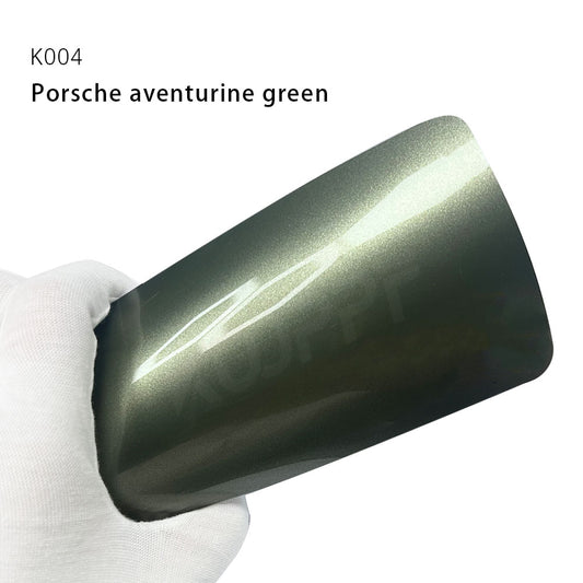 Color Paint Protection Film Porsche Aventurine Green