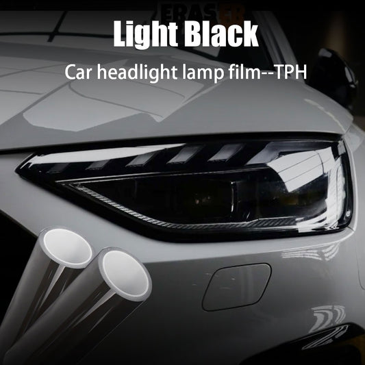 Headlight Paint Protection Film Light Black