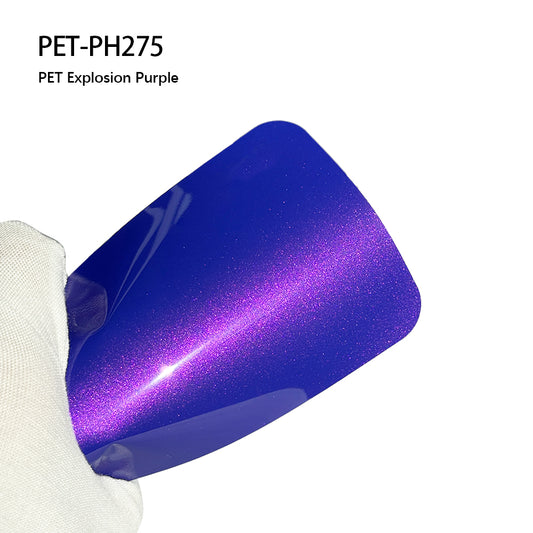Car Wrap Film Explosion Purple