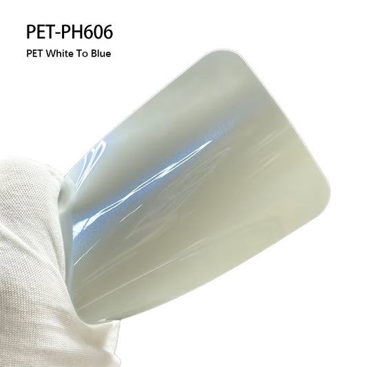 Automotive Vinyl Wrap White To Blue