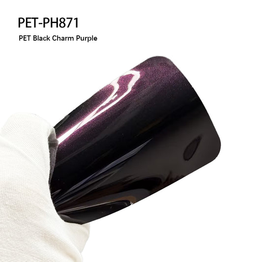 Car Wrap Colours Black Charm Purple