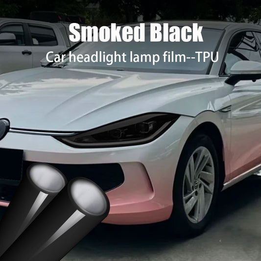 Headlight Paint Protection Film Smoked Black