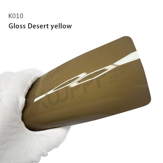 Color Paint Protection Film Gloss Desert Yellow