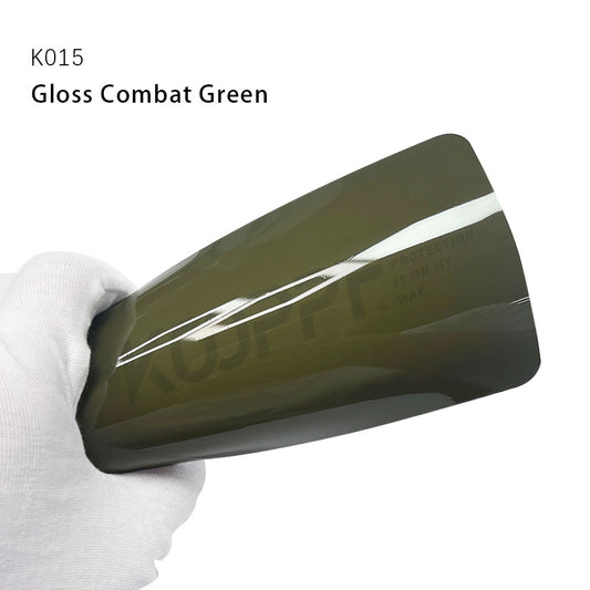 Color Paint Protection Film Gloss Combat Green