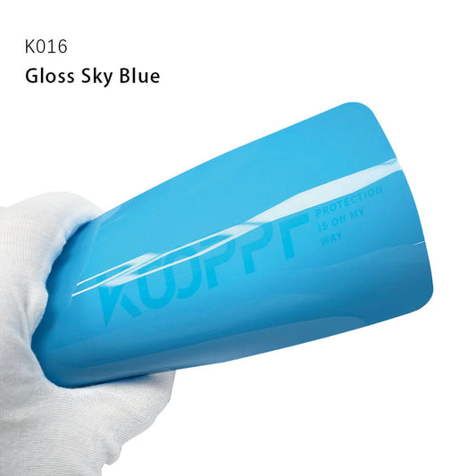 Color Paint Protection Film Gloss Sky Blue