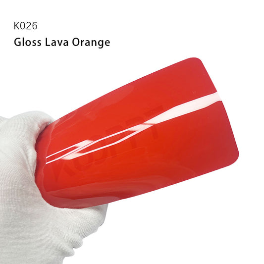 Color Paint Protection Film Gloss Lava Orange