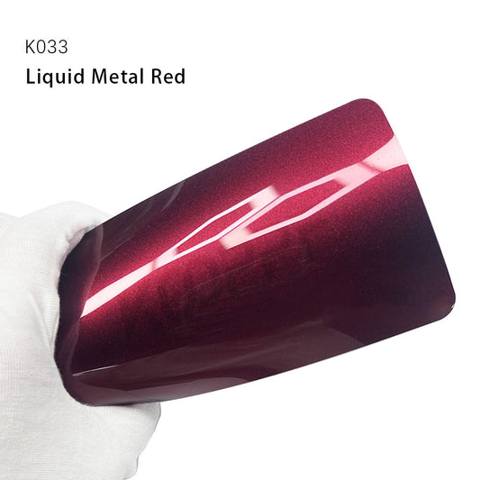 Color Paint Protection Film Liquid Metal Red