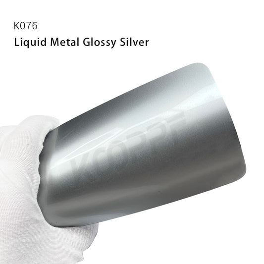 Color Paint Protection Film Liquid Metal Glossy Silver