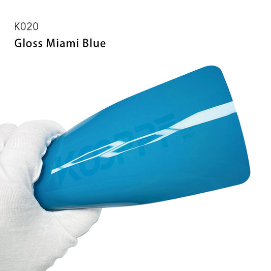 Color Paint Protection Film Gloss Miami Blue