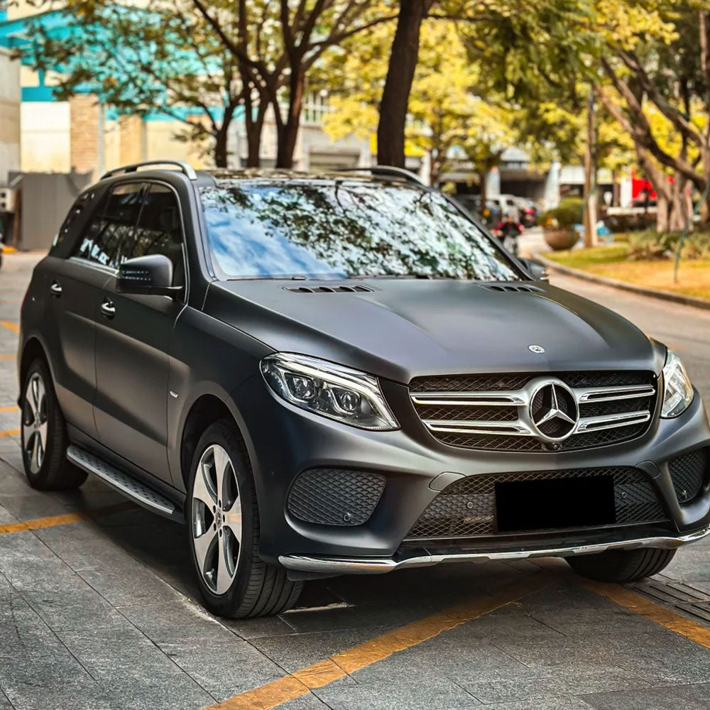 Car Body Vinyl Wrap Matte Metallic Black