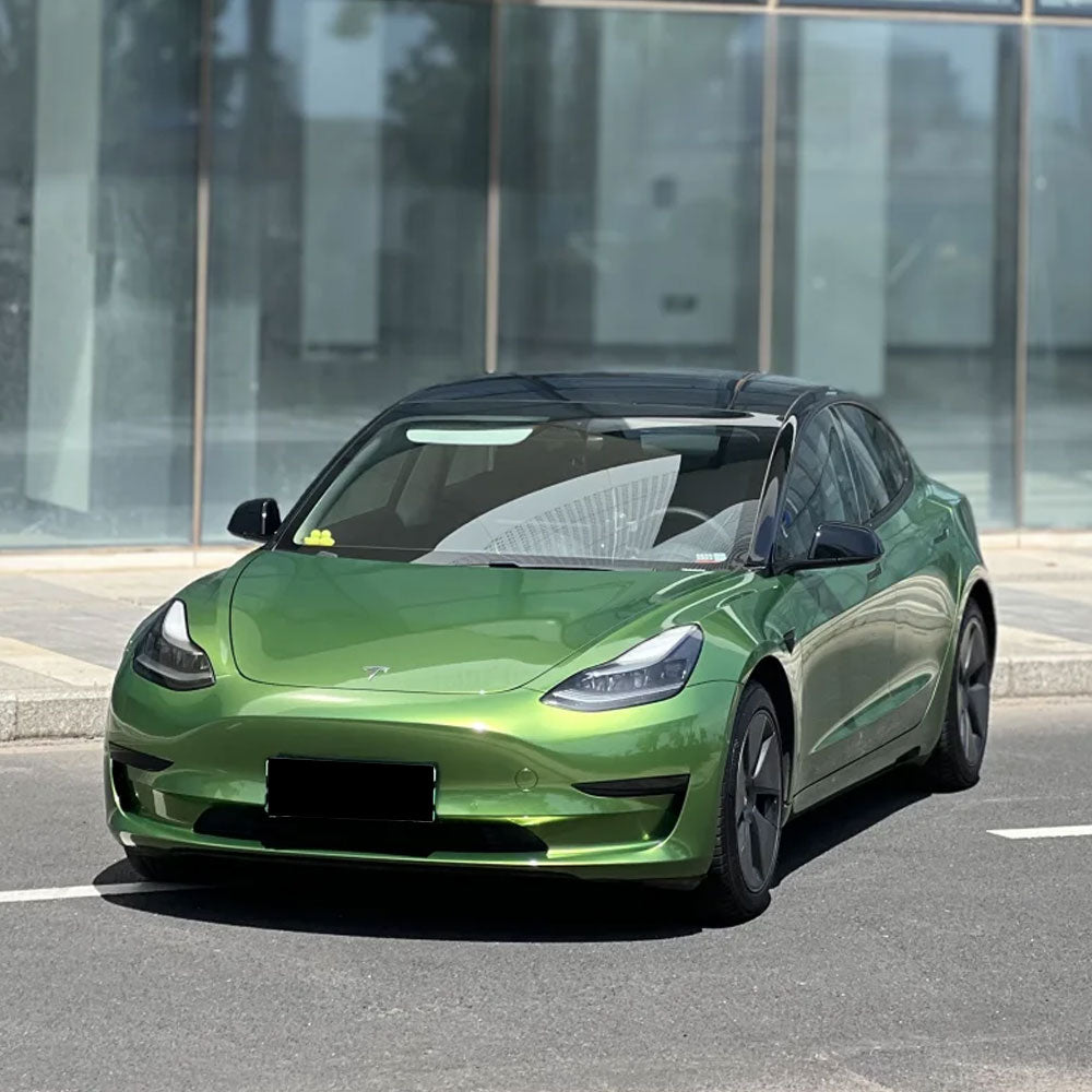 Vehicle Wraps Super Bright Metal Mamba Green