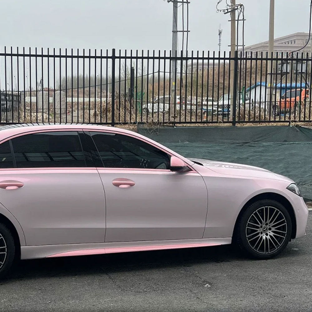 Automotive Vinyl Wrap Pretty Pink As Flowers