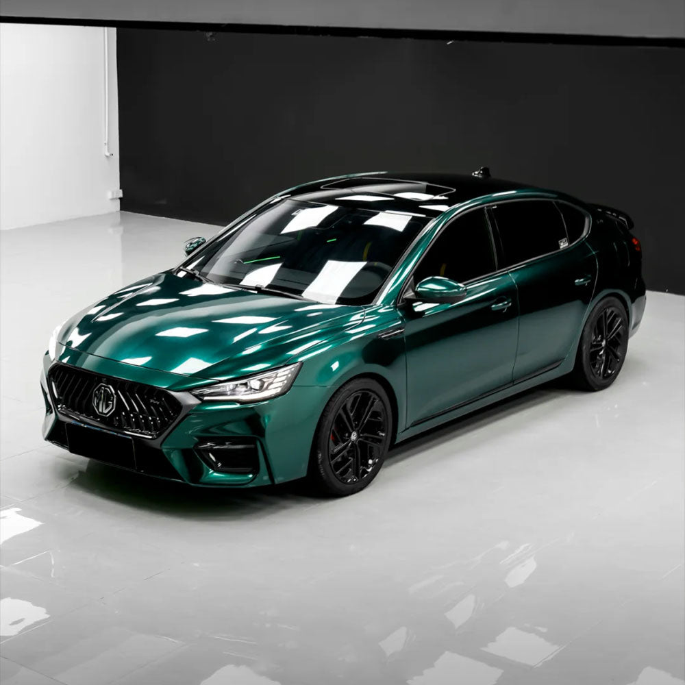 Auto Vinyl Wrap England Green