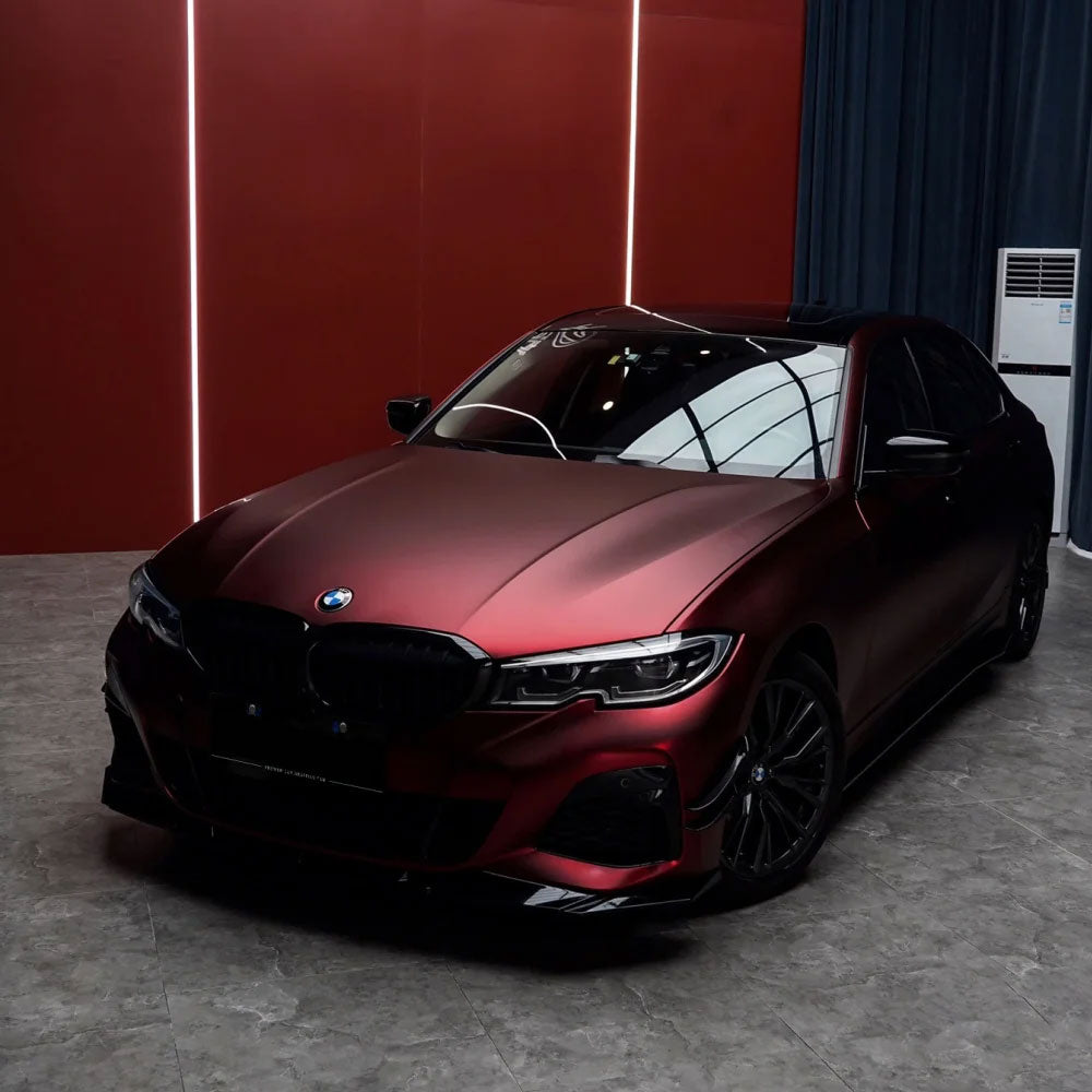 Car Vinyl Film Super Matte Restorable Romania Red
