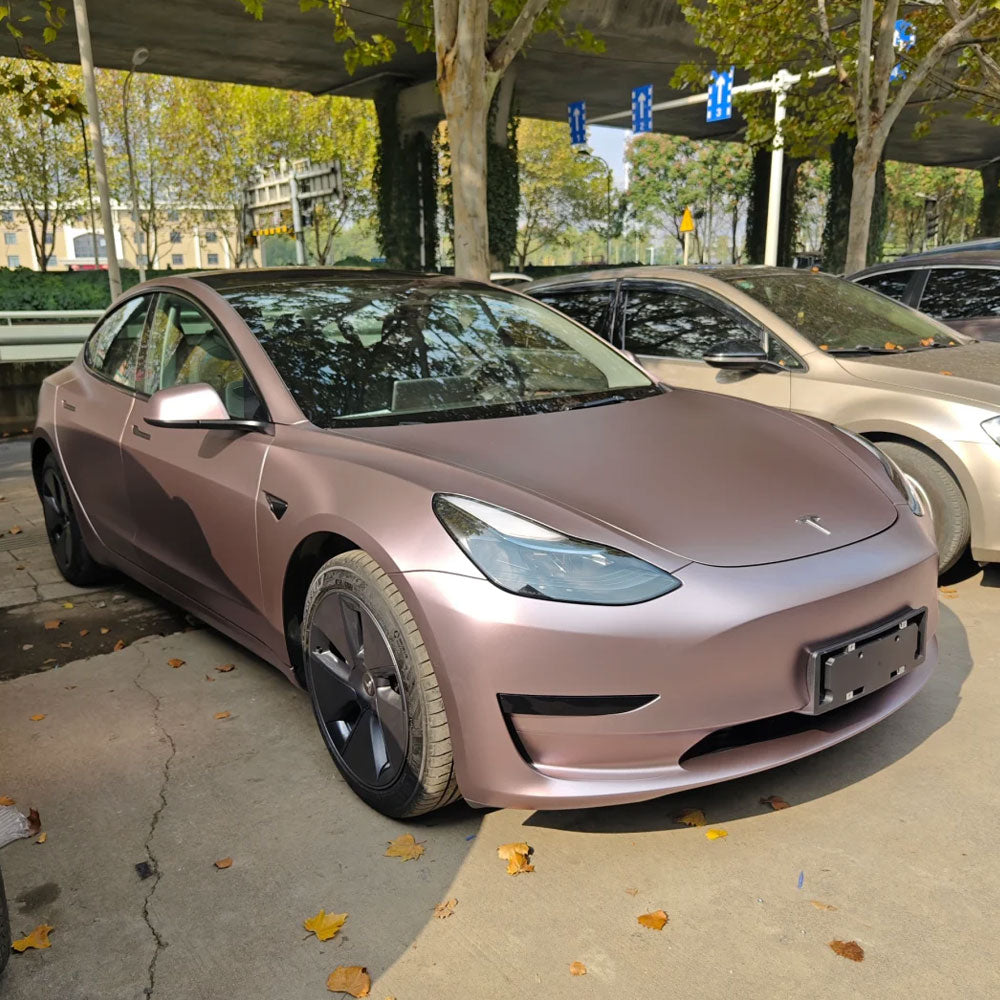 Vehicle Wrapping Matte Metallic Fervour Powder Car Wrap Film