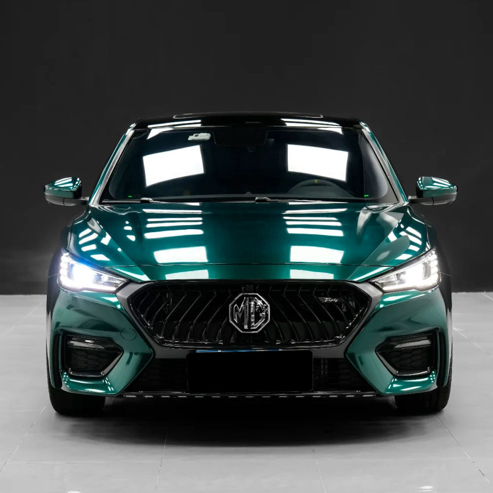 Auto Vinyl Wrap England Green
