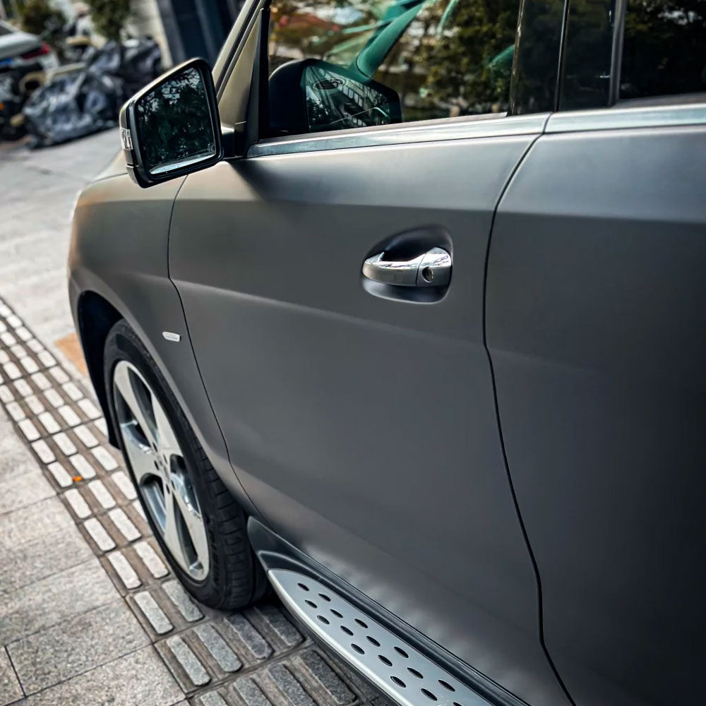 Car Body Vinyl Wrap Matte Metallic Black
