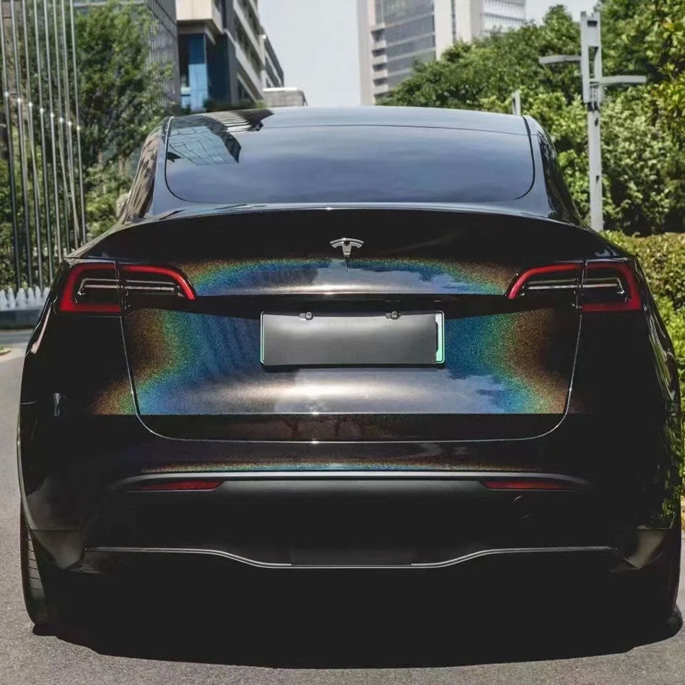Full Car Wrap Colorful Laser Black
