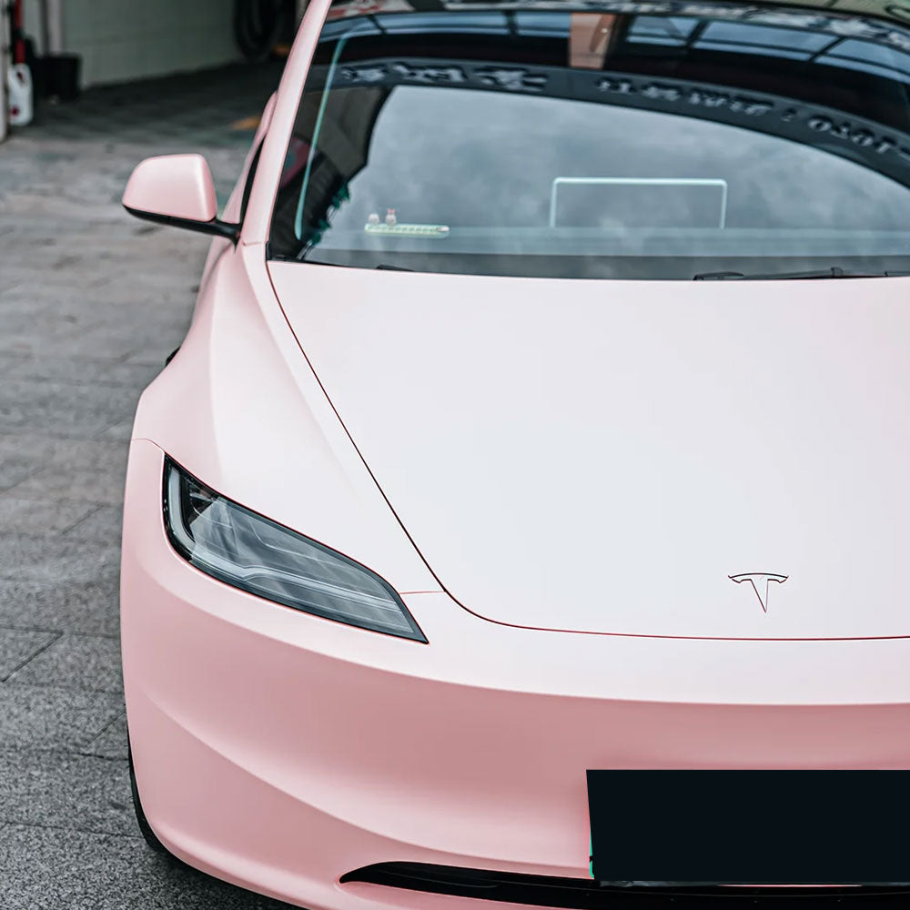 Car Vinyl Wrap Matte Cherry Powder
