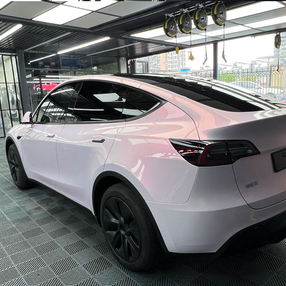 Automotive Vinyl Wrap Pretty Pink As Flowers