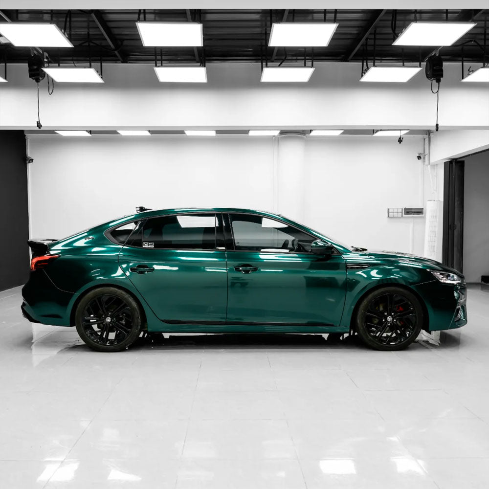 Auto Vinyl Wrap England Green