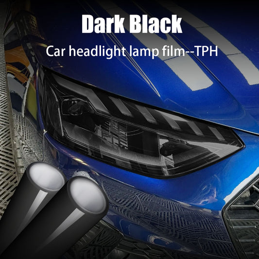 Headlight Paint Protection Film Dark Black
