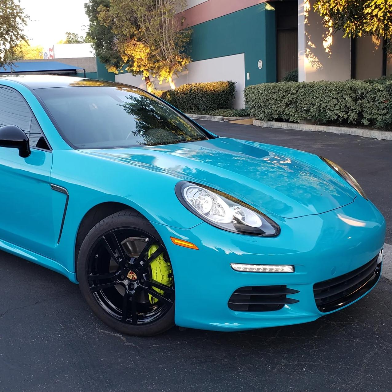 Color Paint Protection Film Gloss Miami Blue
