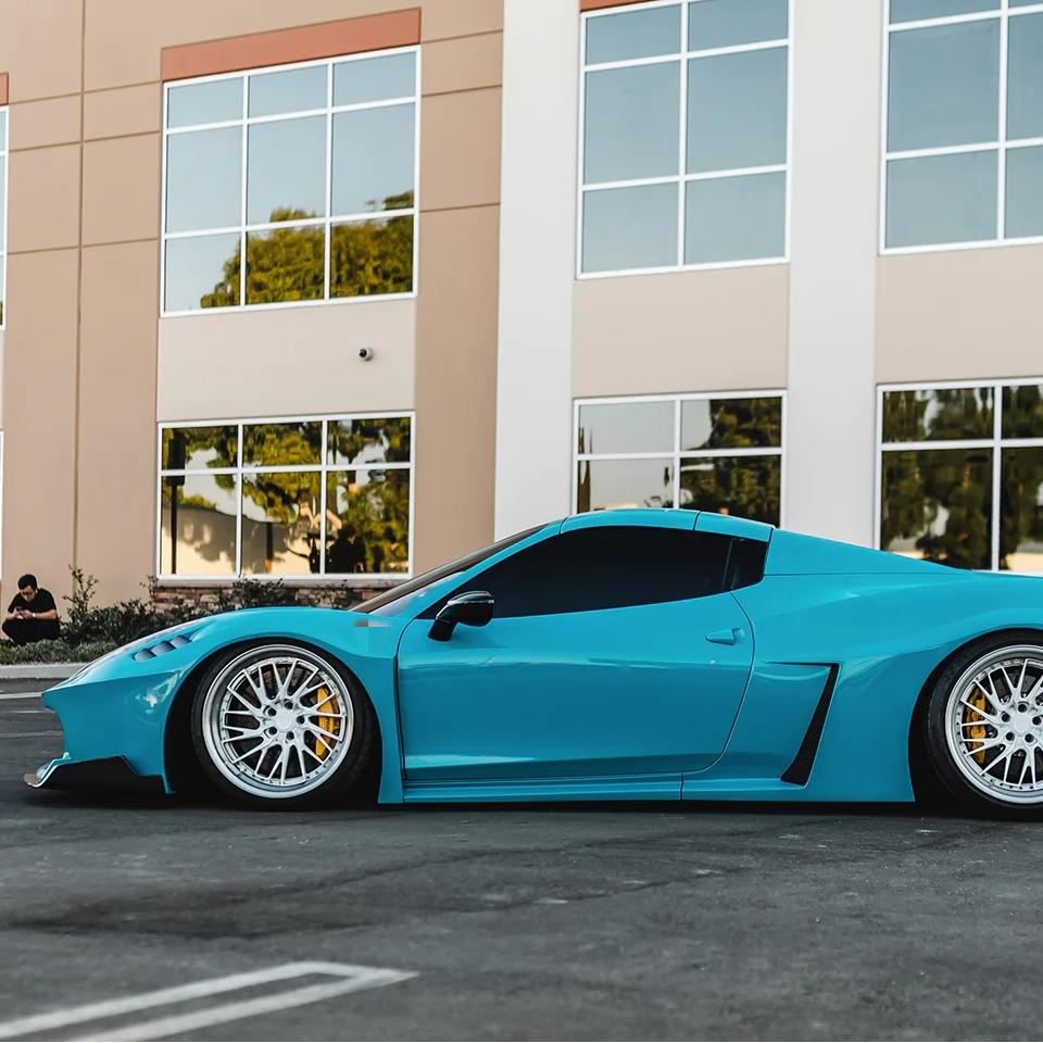 Color Paint Protection Film Gloss Miami Blue