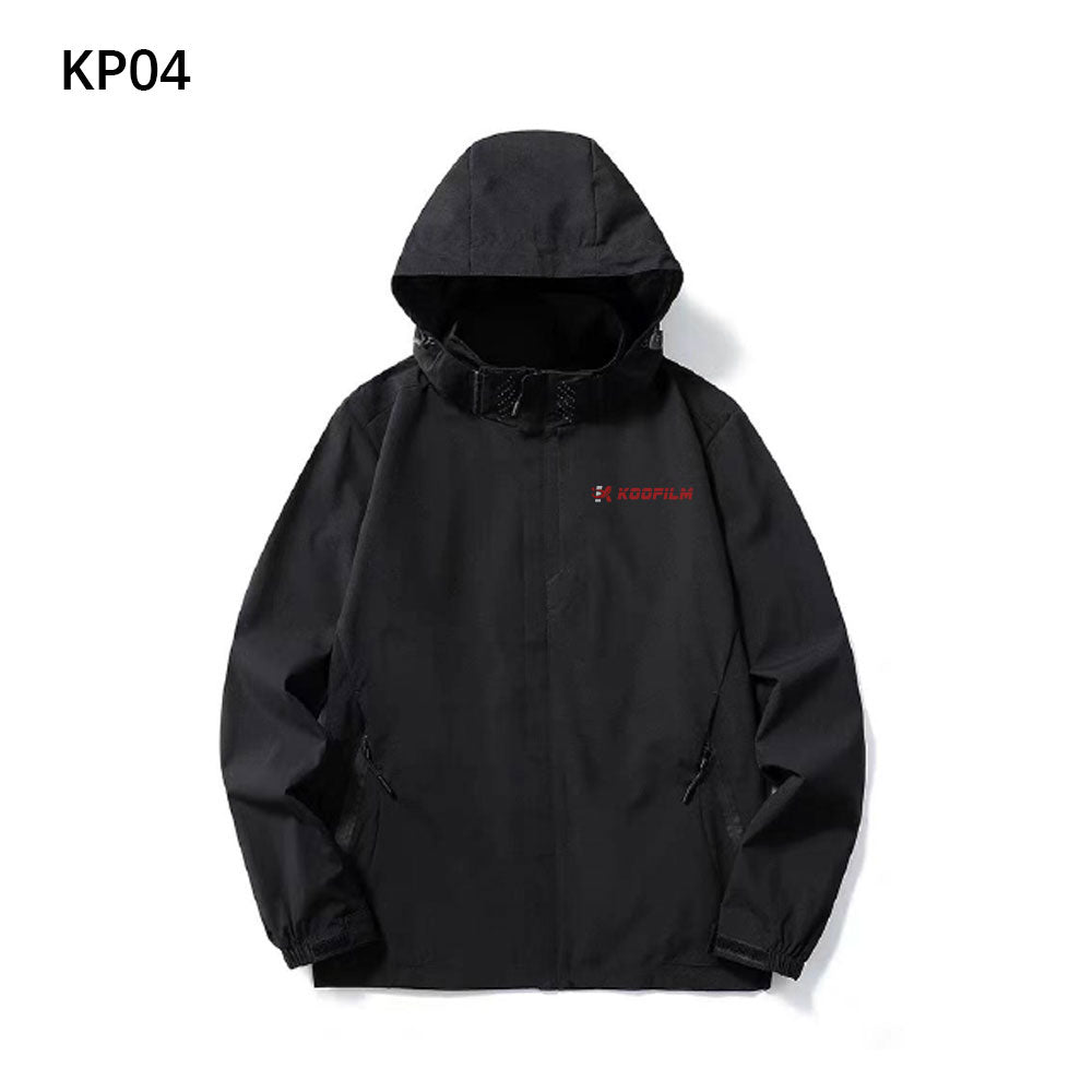 Black Unisex Fleece Pullover With KOOFILM Logo
