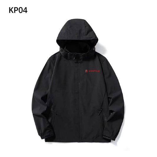Black Unisex Fleece Pullover With KOOFILM Logo