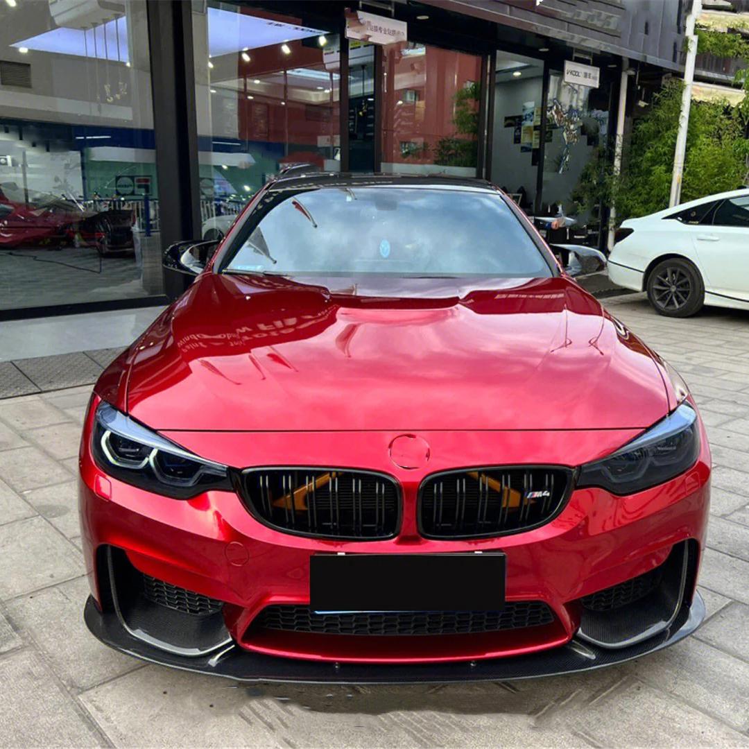 Color Paint Protection Film Liquid Metal Red