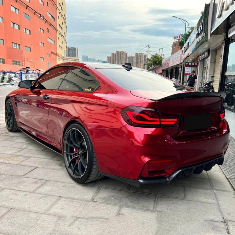 Color Paint Protection Film Liquid Metal Red