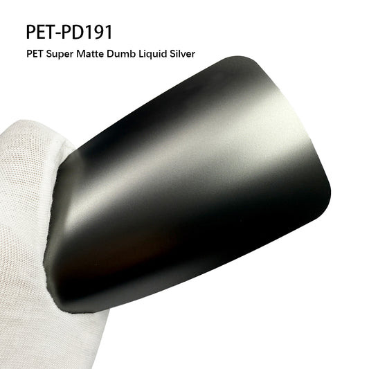 Vinyl Car Wrap Film Matte Dumb Liquid Silver color
