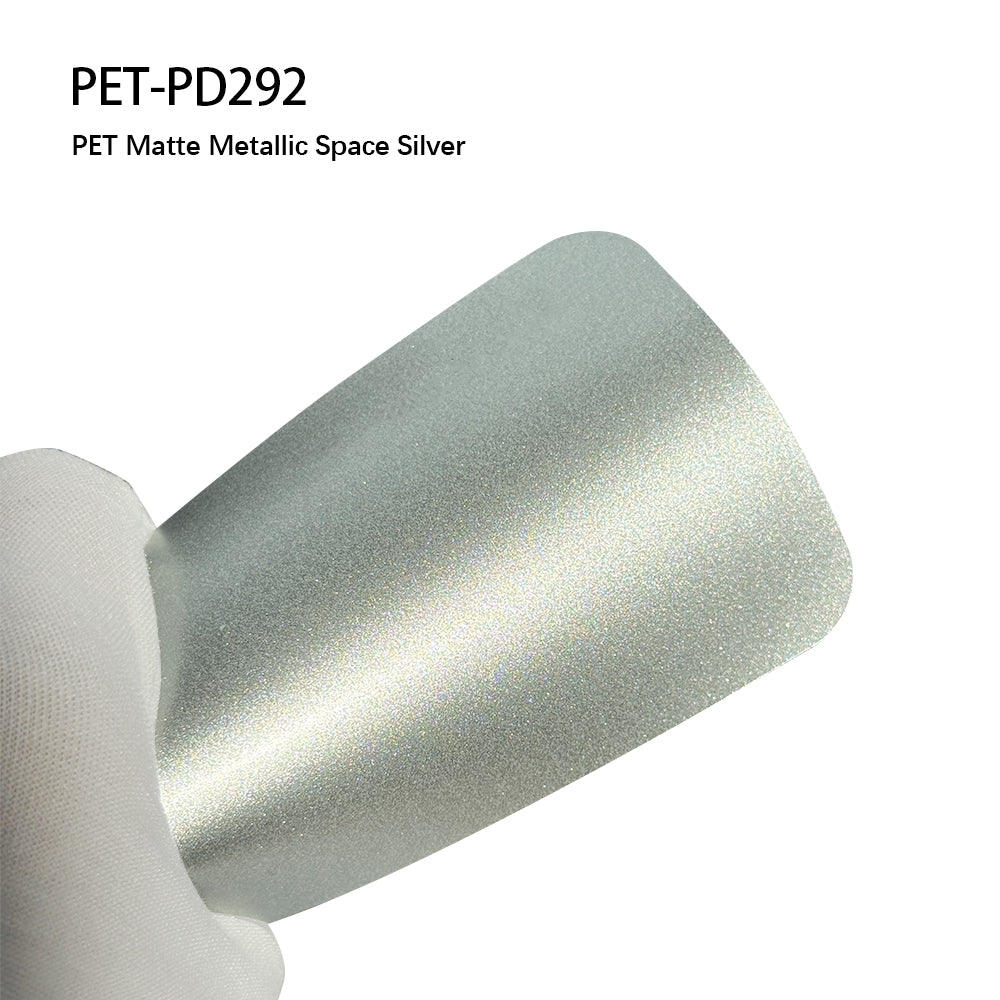 Car Vinyl Wrap Film Matte Metallic Space Silver