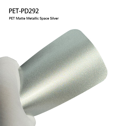 Car Vinyl Wrap Film Matte Metallic Space Silver