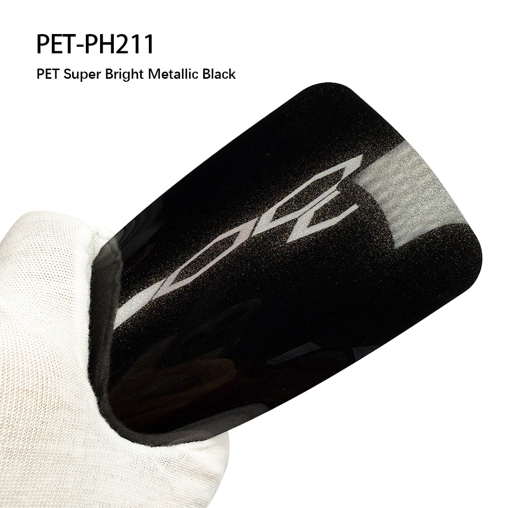 Vehicle Wraps Super Bright Metallic Black