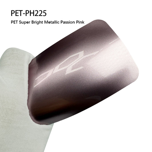 Vinyl Car Wrap Film Super Bright Metallic Passion Pink Color