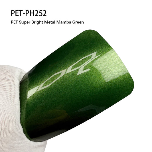 Vehicle Wraps Super Bright Metal Mamba Green