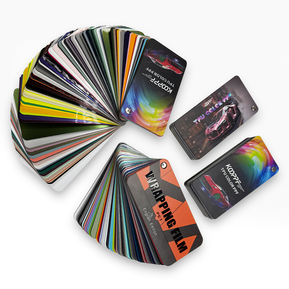 TPU Color Paint Protection Film Sample Book