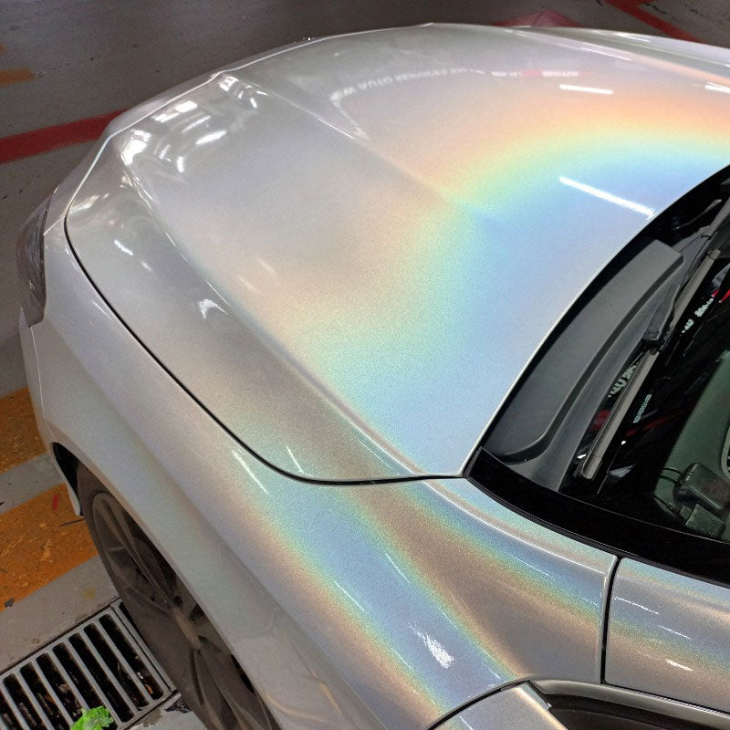 Color Paint Protection Film Holographic White