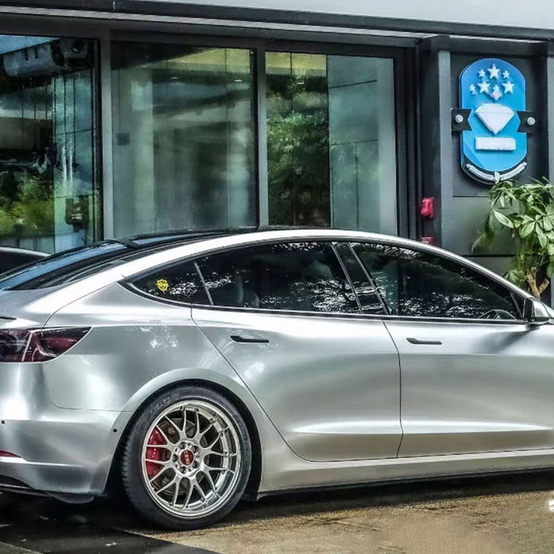 Color Paint Protection Film Liquid Metal Glossy Silver