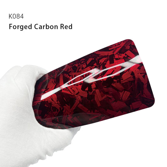 Carbon Fiber Paint Protection Film Forged Carbon Red