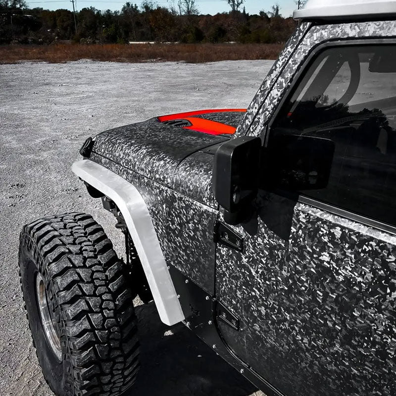 Carbon Fiber Paint Protection Film Forged Carbon Silver