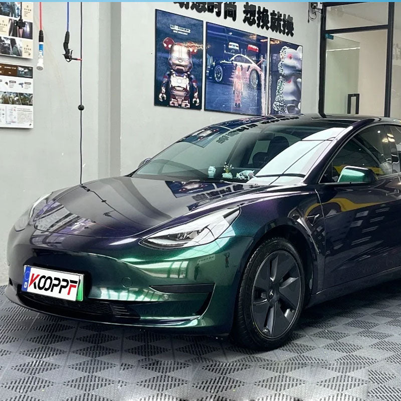 Color Paint Protection Film Greenstone Hyacinth