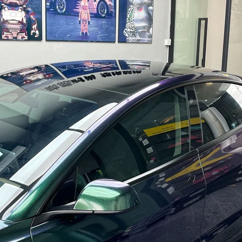 Color Paint Protection Film Greenstone Hyacinth