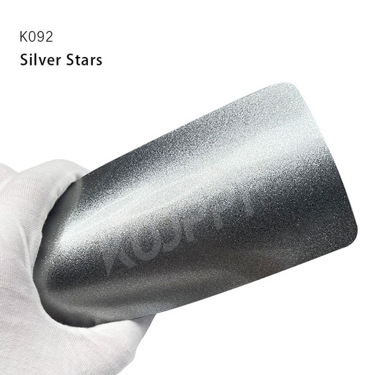 Color Paint Protection Film Silver Stars