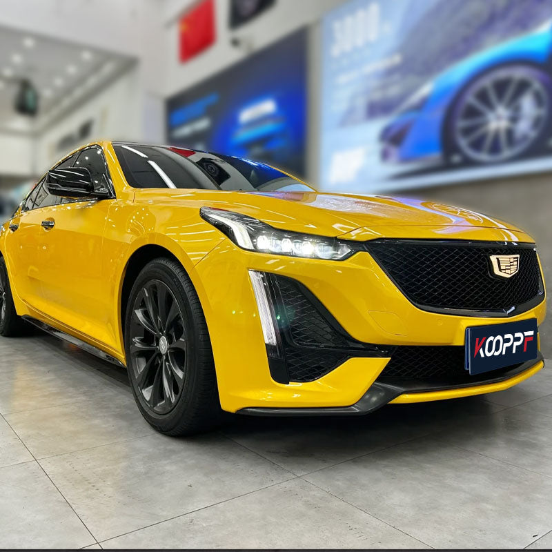 Color Paint Protection Film Maple Leaf Yellow